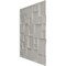 Ekena Millwork 19 5/8in. W x 19 5/8in. H Modern Square EnduraWall Decorative 3D Wall Panel Covers 2.67 Sq. Ft. WP20X20MSCGH - alternate 2